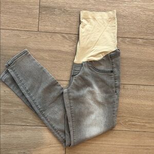Gray Maternity Jeans
